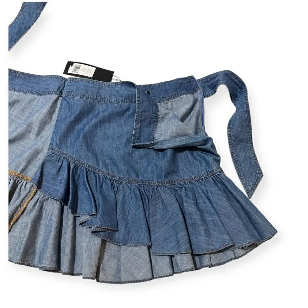 Veronica‎ beard Memphis Denim skirt, Size 0, NWT